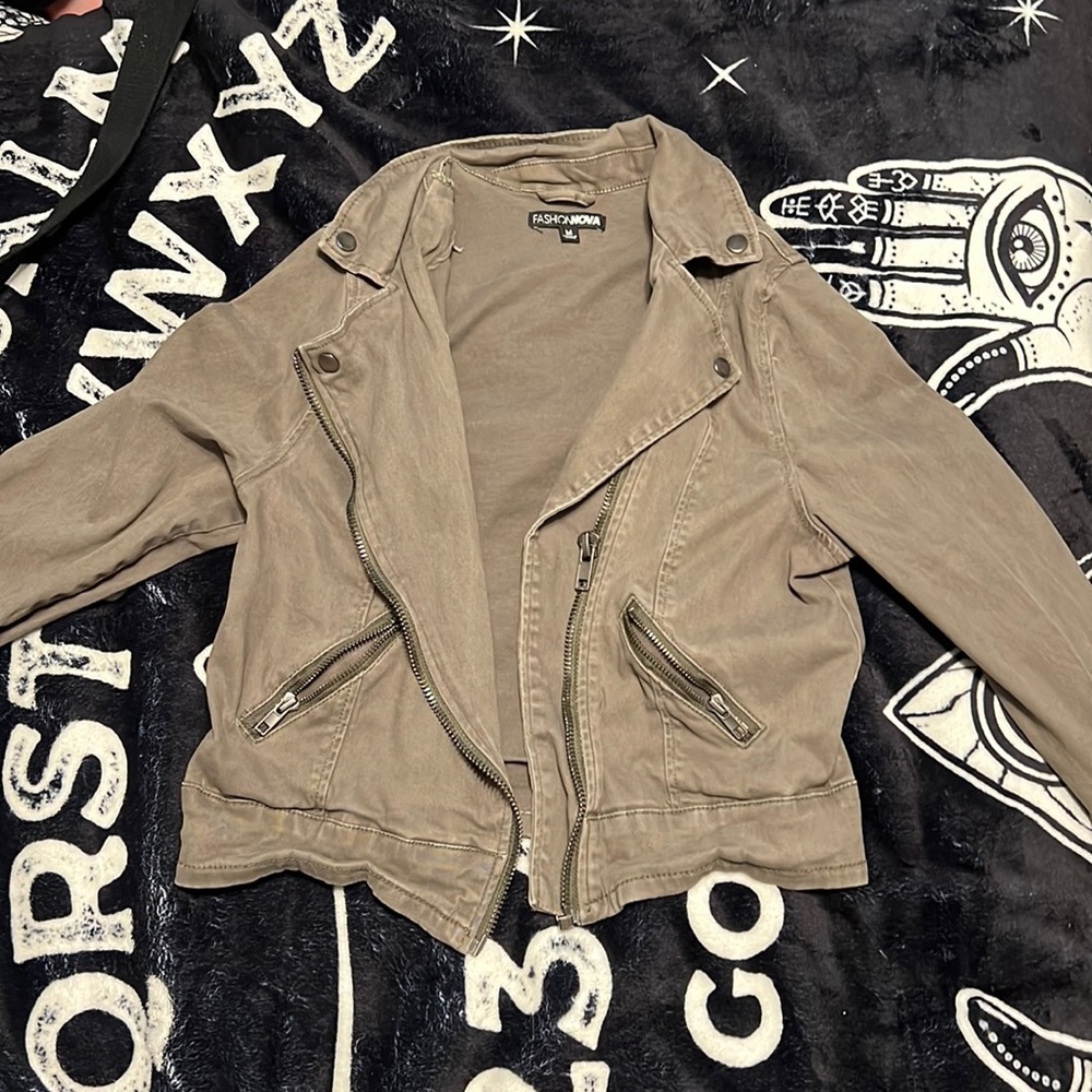 Fashion Nova Green Jacket